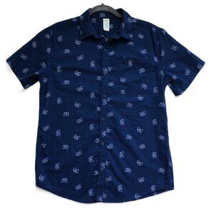 Thereabouts Button Up Shirt Game Controller Boys Size XL 18/20 Short Sleeve